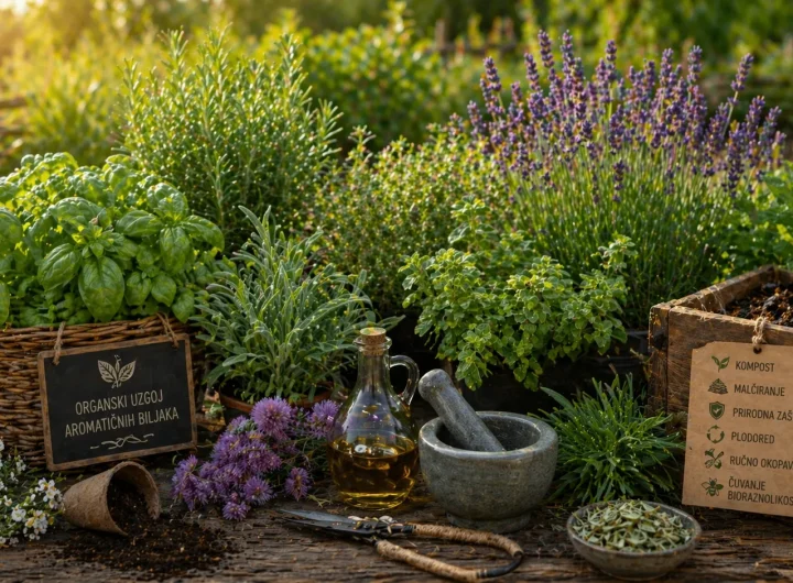Organski Uzgoj Aromatičnih Biljaka – Ekološke Tehnike za Bogate Mirise i Okuse