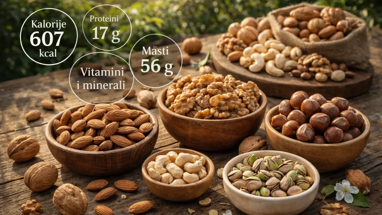 Kalorije i Nutritivna Vrijednost Orašastih Plodova