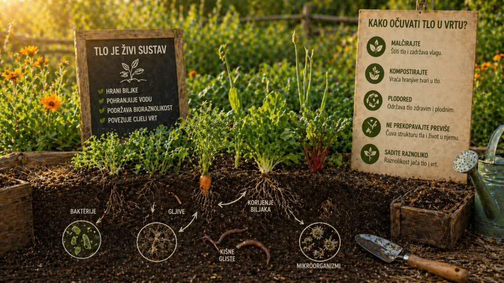 Zašto Je Tlo Živi Sustav i Kako Ga Očuvati u Vrtu