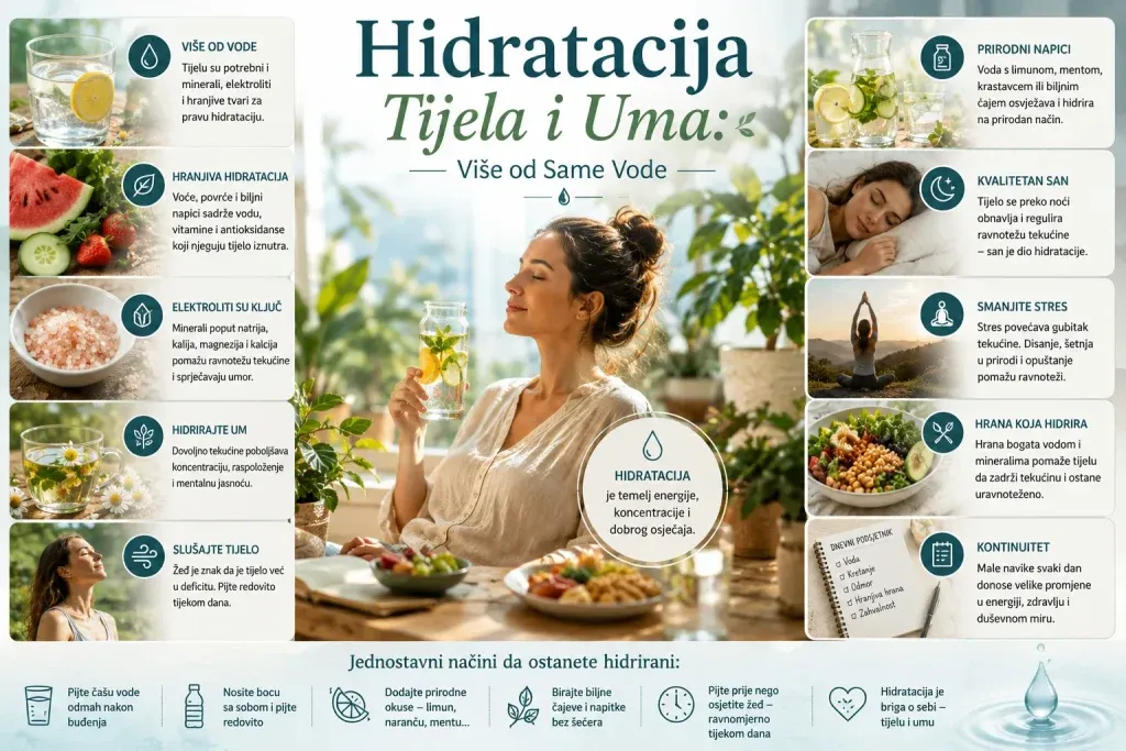 Hidratacija Tijela i Uma: Više od Same Vode