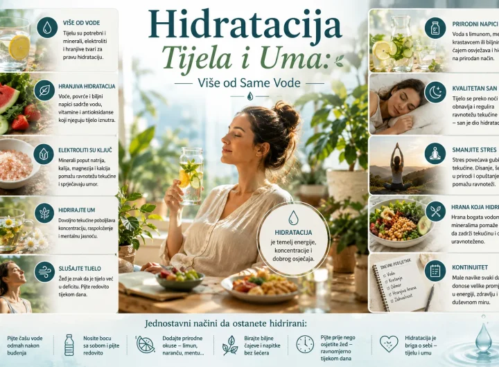 Hidratacija Tijela i Uma: Više od Same Vode