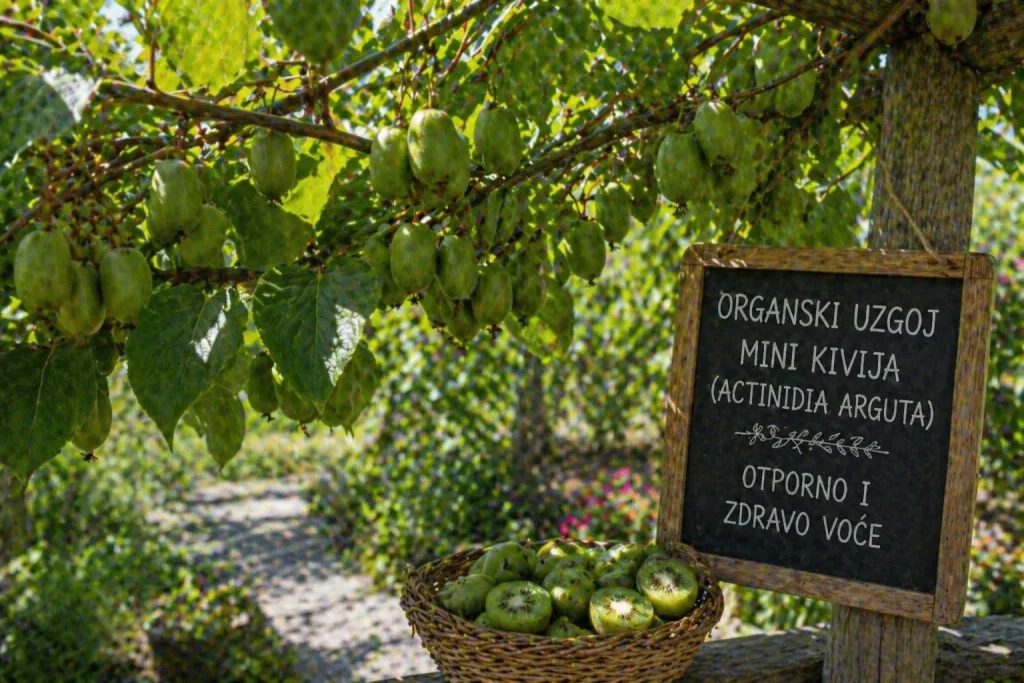 Organski Uzgoj Mini Kivija (Actinidia arguta) – Otporno i Zdravo Voće
