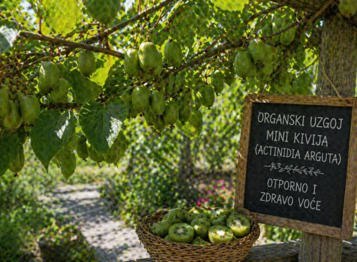 Organski Uzgoj Mini Kivija (Actinidia arguta) – Otporno i Zdravo Voće