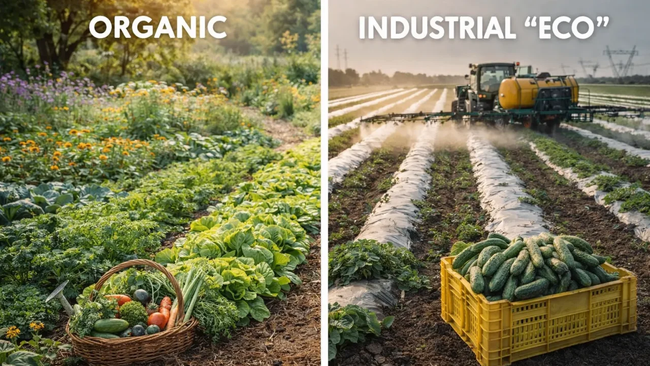 Razlika između Organskog Uzgoja i Industrijske “eko” Proizvodnje