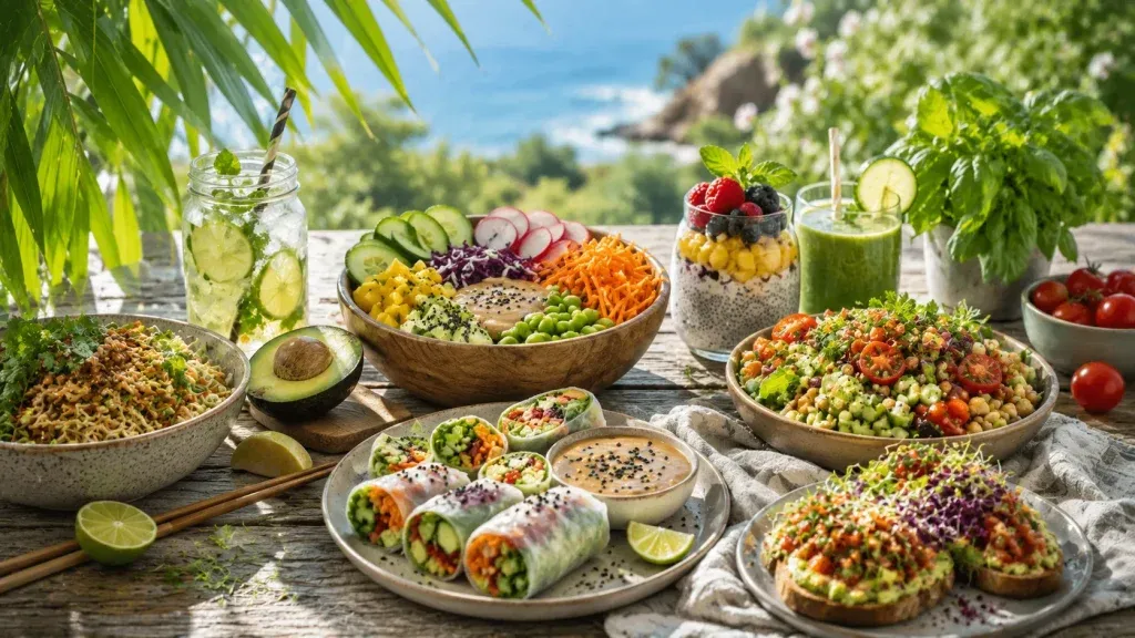 Top 15 Brzih Veganskih Recepata za Vruće Dane (Bez Pećnice)