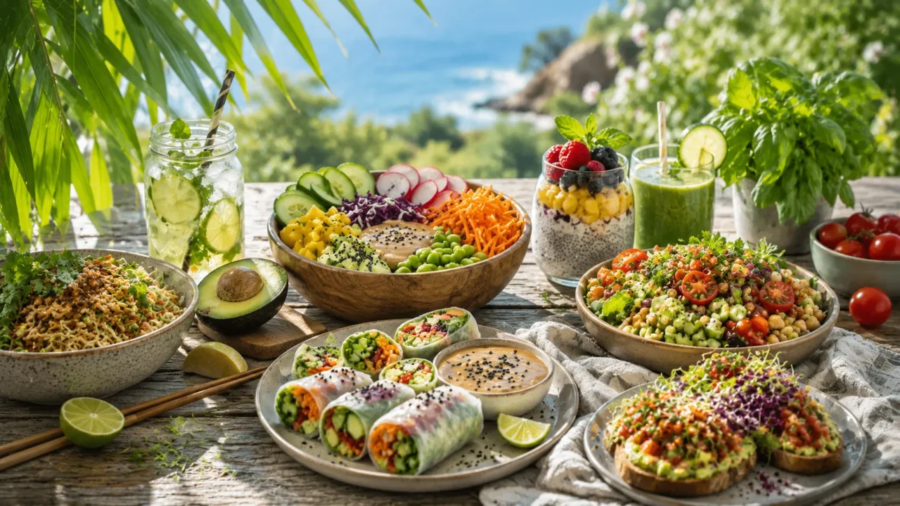 Top 15 Brzih Veganskih Recepata za Vruće Dane (Bez Pećnice)