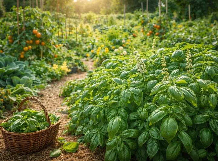 Permakulturni Uzgoj Bosiljka – Ljetna Aroma u Simbiozi s Povrtnjakom