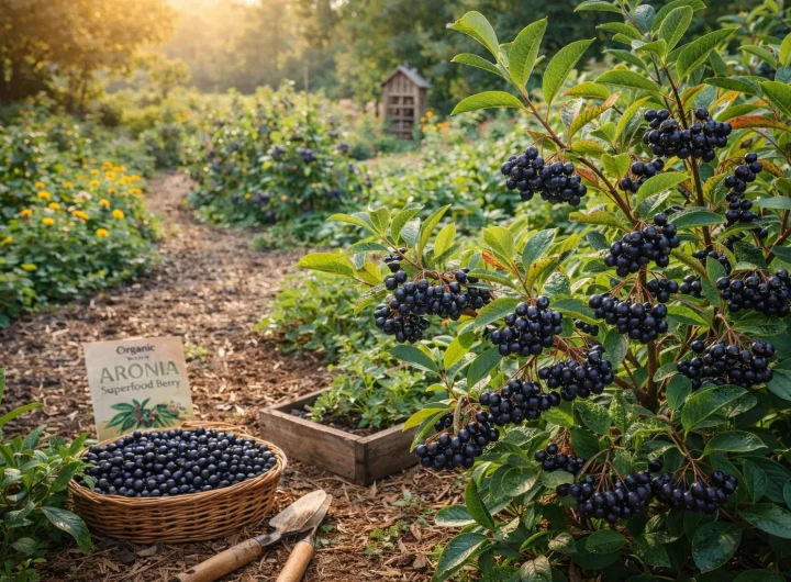 Organski Uzgoj Aronije – Moćna Ljekovita Bobica za Održivi Vrt