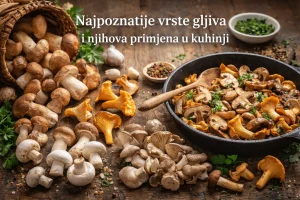 Najpoznatije Vrste Gljiva i Njihova Primjena u Kuhinji