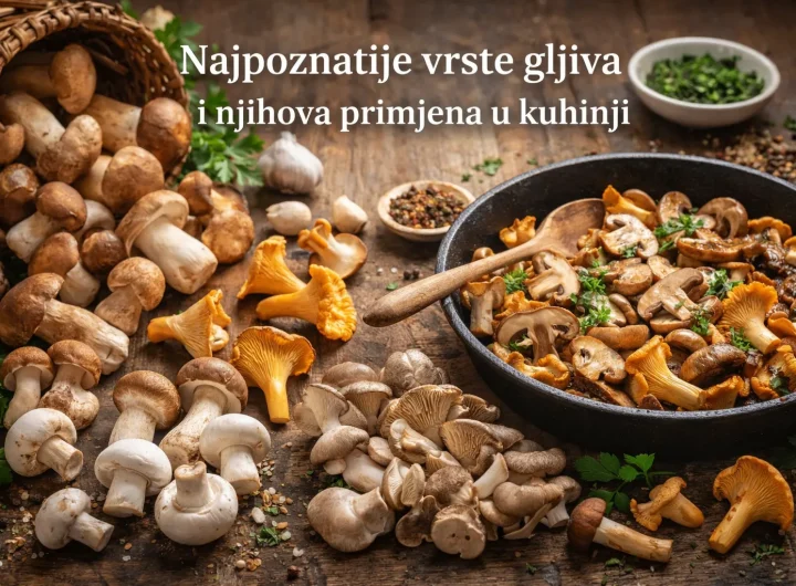 Najpoznatije Vrste Gljiva i Njihova Primjena u Kuhinji