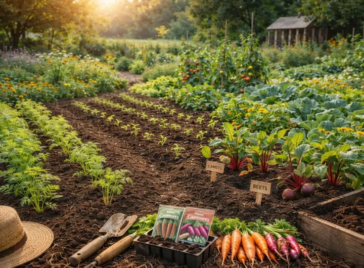 Organski Uzgoj Korjenastog Povrća iz Sjemena uz Plodored – Zdravo Tlo i Zdravi Korijeni