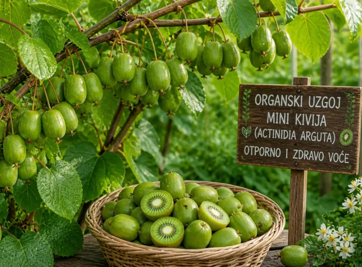 Organski Uzgoj Mini Kivija (Actinidia arguta) – Otporno i Zdravo Voće