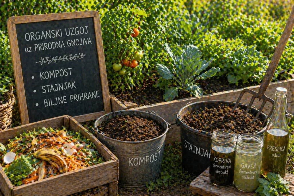 Organski Uzgoj uz Prirodna Gnojiva – Kompost, Stajnjak i Biljne Prihrane