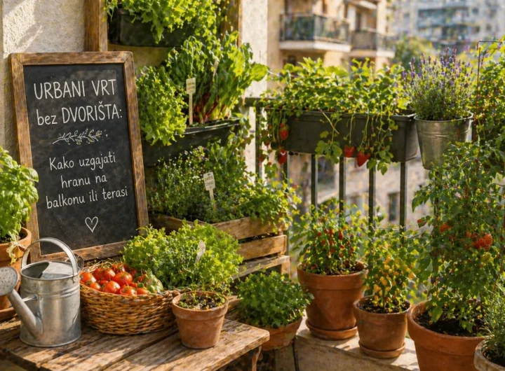 Urbani Vrt bez Dvorišta: Kako Uzgajati Hranu na Balkonu ili Terasi