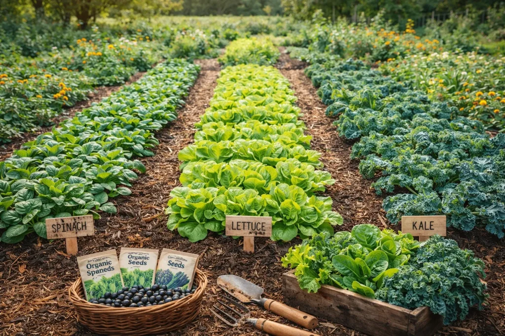 Organski Uzgoj Lisnatog Povrća uz Plodored – Zdravo Tlo i Kontinuirani Prinosi
