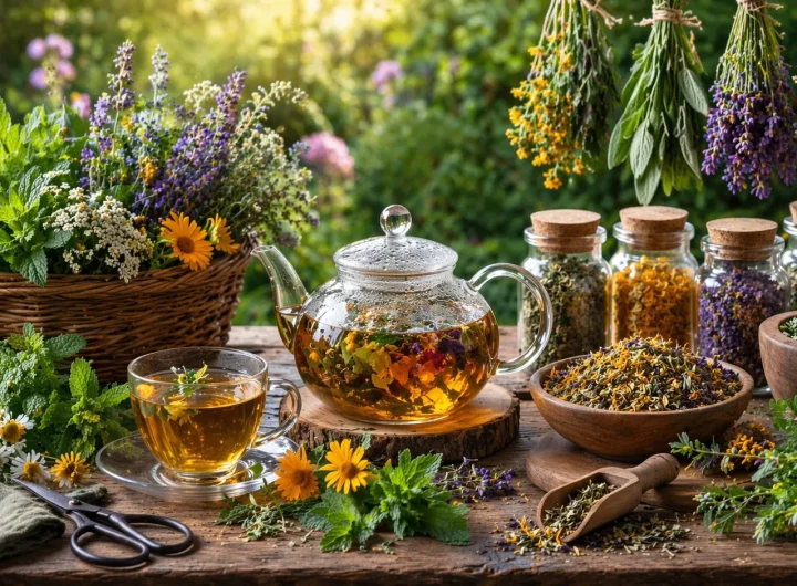 Domaći Biljni Čajevi iz Vrta i Prirode