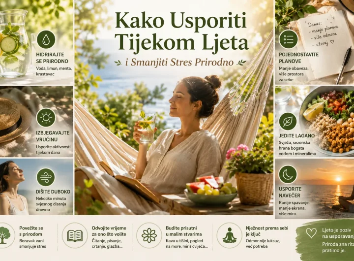 Kako Usporiti Tijekom Ljeta i Smanjiti Stres Prirodno