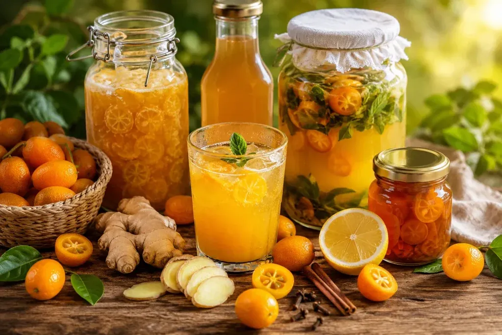 Kako Napraviti Sok ili Sirup od Kumkvata te Fermentirani Napitak od Kumkvata