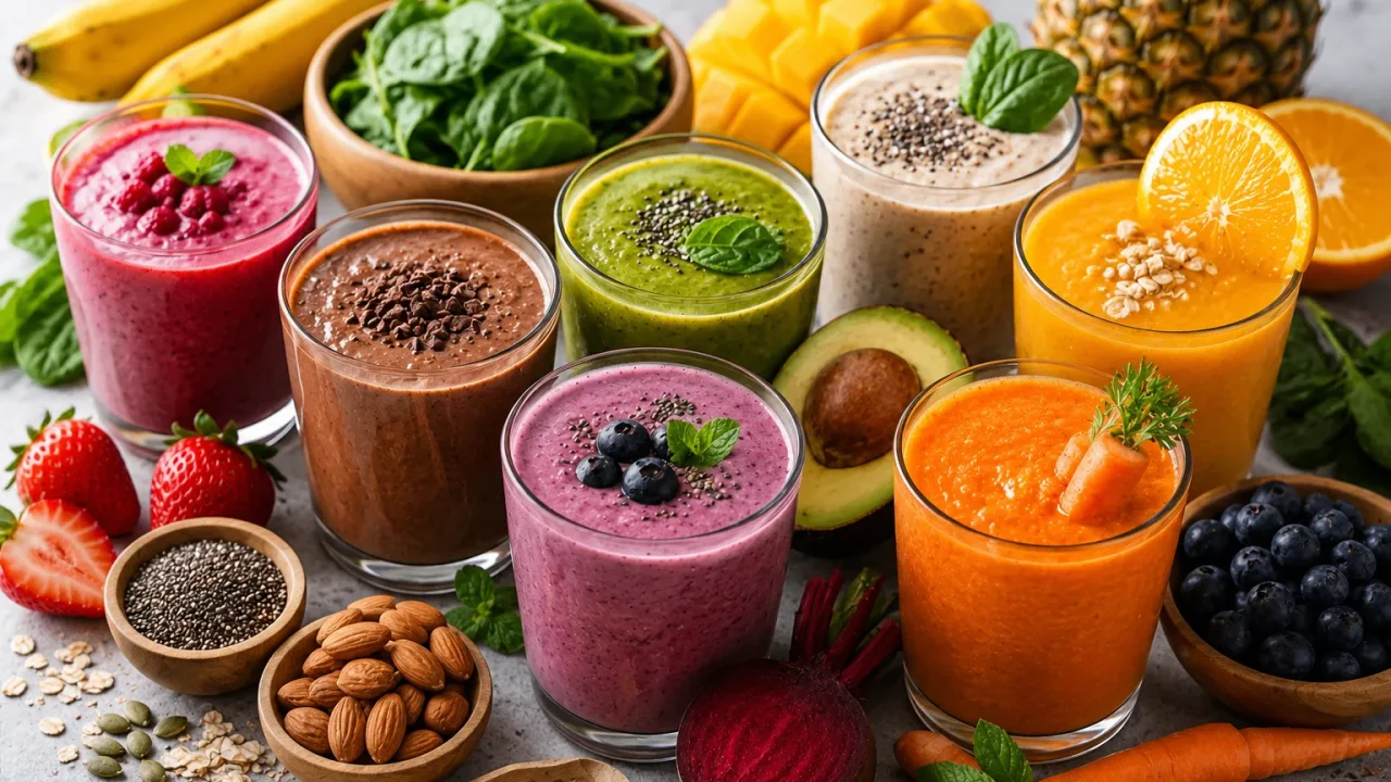 Smoothie na Biljnoj Bazi: Veliki Vodič za Pripremu + 35 Zdravih Veganskih Recepata
