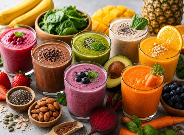 Smoothie na Biljnoj Bazi: Veliki Vodič za Pripremu + 35 Zdravih Veganskih Recepata