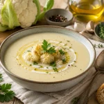 Krem Juha od Cvjetače – Baršunasta Povrtna Juha s Laganim Aromatičnim Dodirom