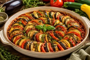 Ratatouille s Patlidžanima i Ostalim Ljetnim Povrćem