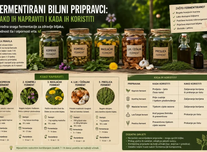 Fermentirani Biljni Pripravci: Kako Ih Napraviti i Kada Ih Koristiti
