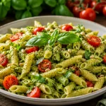 Veganska Tjestenina s Pesto Umakom od Bosiljka