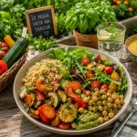 Zdravi Veganski Ručkovi s Povrćem Iz Vlastitog Vrta