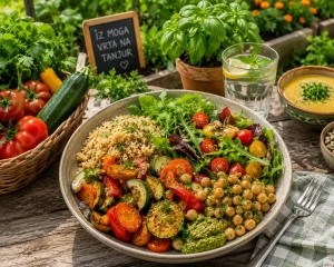 Zdravi Veganski Ručkovi s Povrćem Iz Vlastitog Vrta