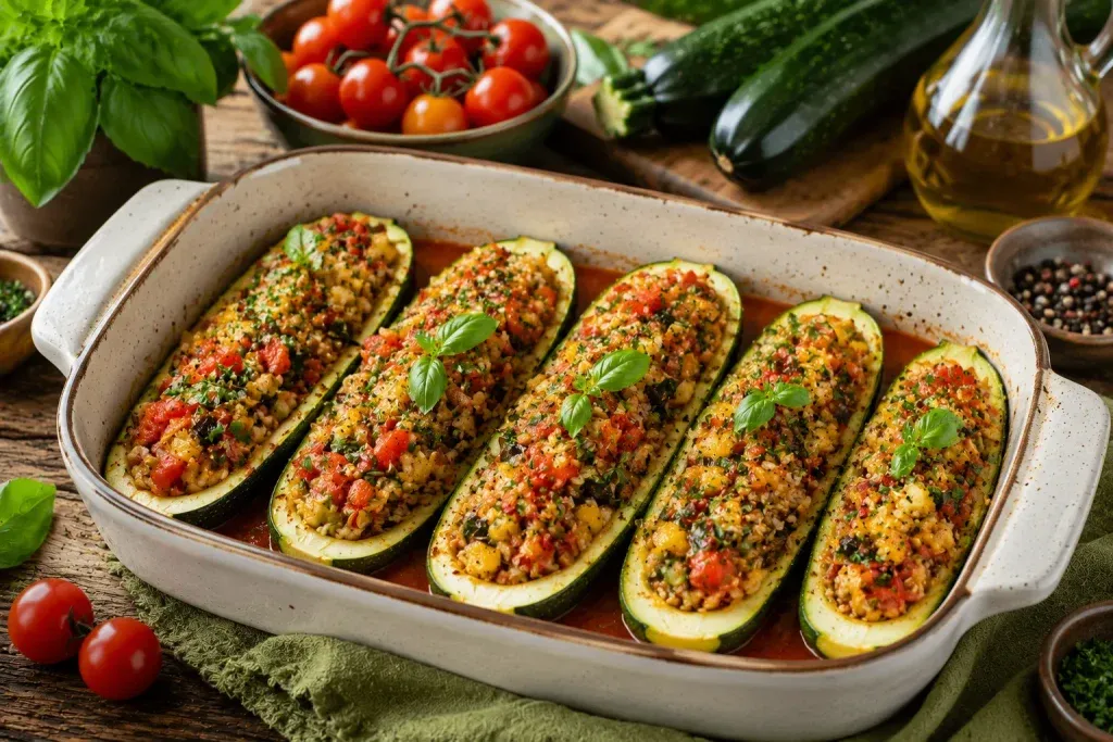 Punjene Tikvice s Povrćem i Rižom – Zdravi Veganski Ručak