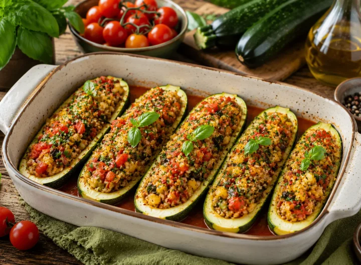 Punjene Tikvice s Povrćem i Rižom – Zdravi Veganski Ručak