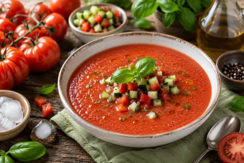 Hladna Veganska Juha od Rajčica za Osvježenje Tijekom Vrućina