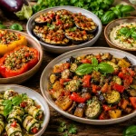 Sezonski Veganski Recepti s Paprikom, Tikvicama i Patlidžanom