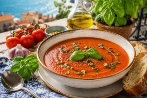 Mediteranska Juha od Rajčice s Bosiljkom