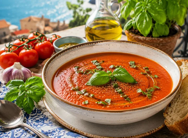 Mediteranska Juha od Rajčice s Bosiljkom