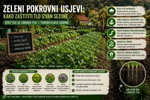 Zeleni Pokrovni Usjevi: Kako Zaštititi Tlo Izvan Sezone