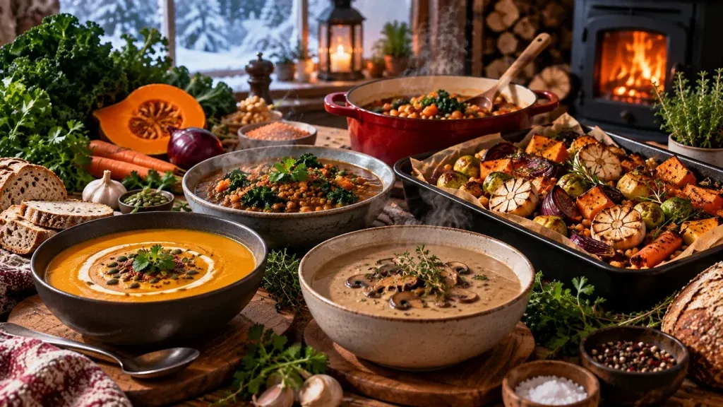 zimska veganska hrana